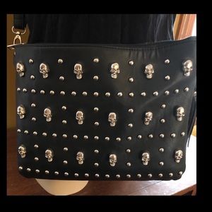 Torrid Skulls and Studs Crossbody Bag